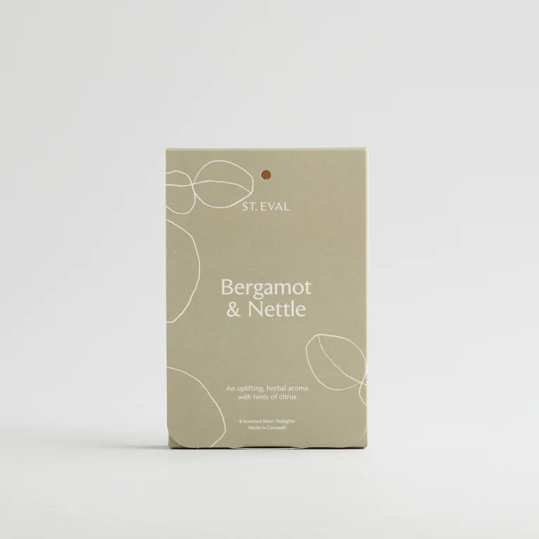 Bergamot and Nettle Lomorna Maxi Tealights