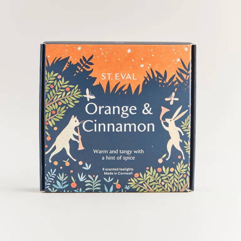 Orange and Cinnamon Scented Christmas Tealights