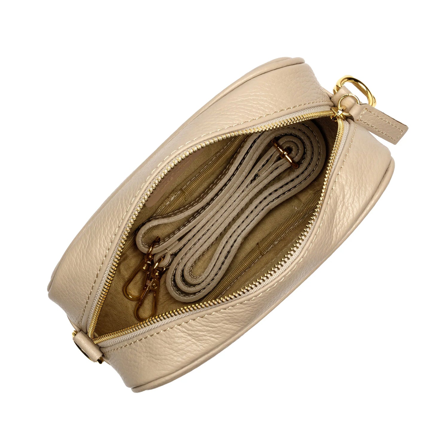 Elie Beaumont Crossbody Bag - Biscuit