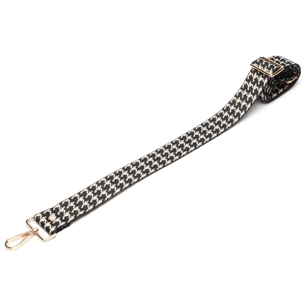 Elie Beaumont Strap - Black Dogtooth