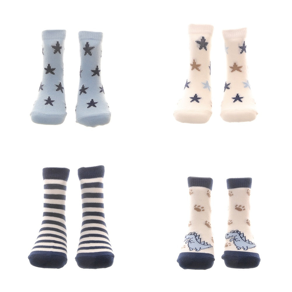 12/18 Months Dino and Stars Sock Set