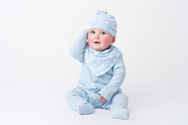 Blue Stars Baby Hat