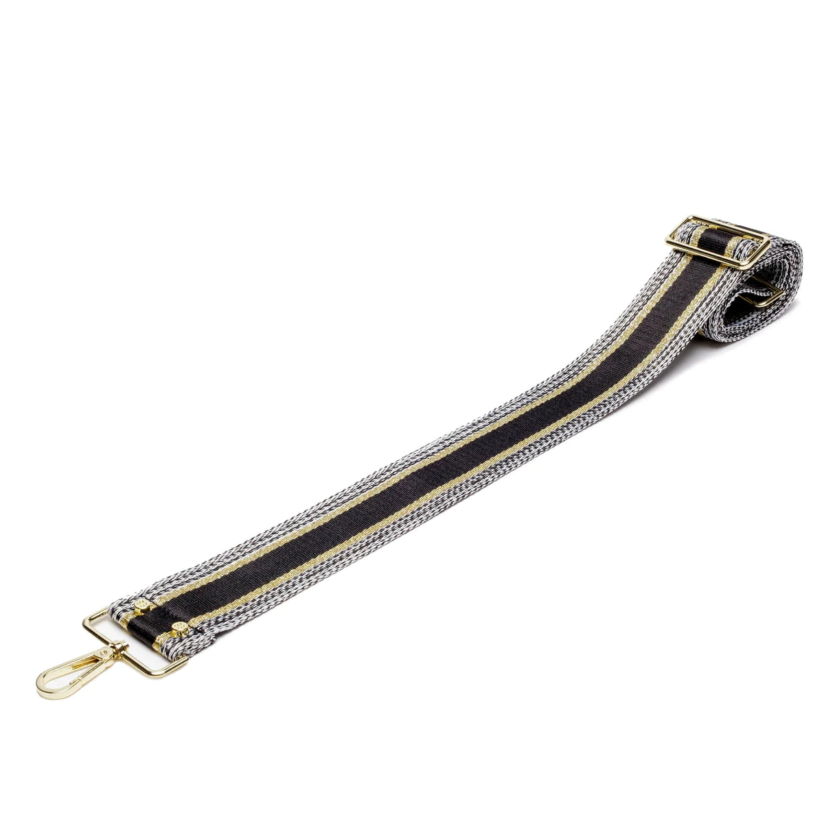 Elie Beaumont Strap - Metallic Black & Gold