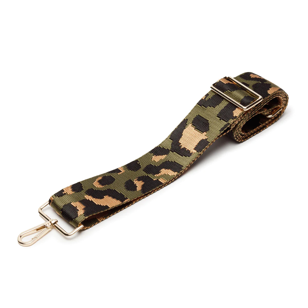 Elie Beaumont Strap - Green Leopard Print