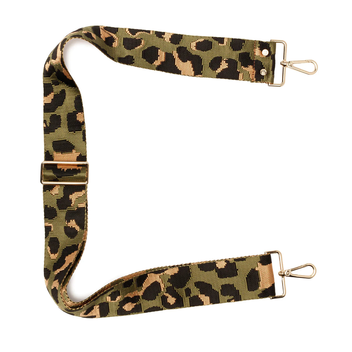 Elie Beaumont Strap - Green Leopard Print