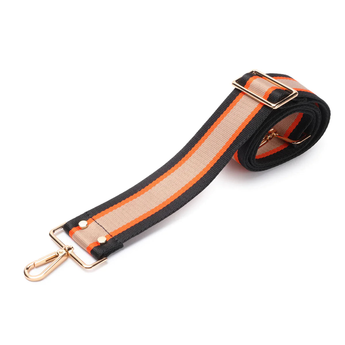 Elie Beaumont Strap - Orange / Black & Cream