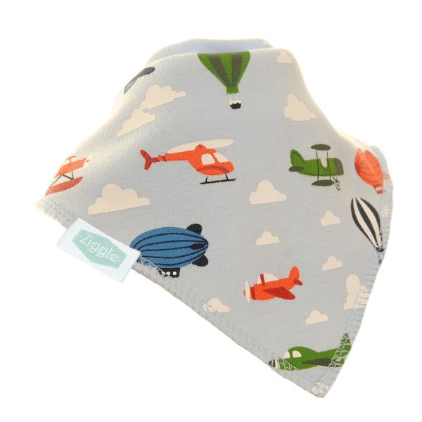 Airplanes Pattern Bib