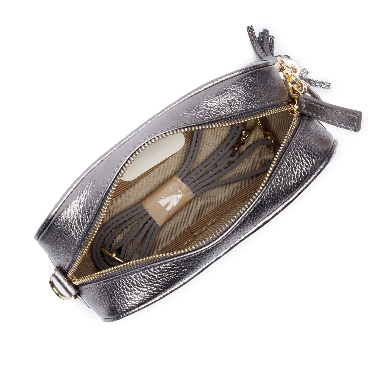 Elie Beaumont Crossbody Bag - Pewter