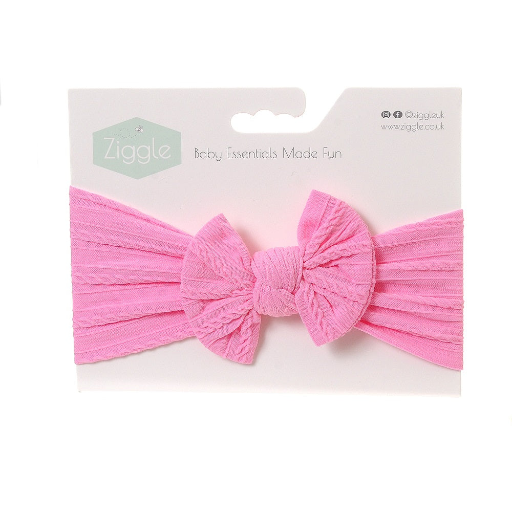 Bright Pink Turban Headband