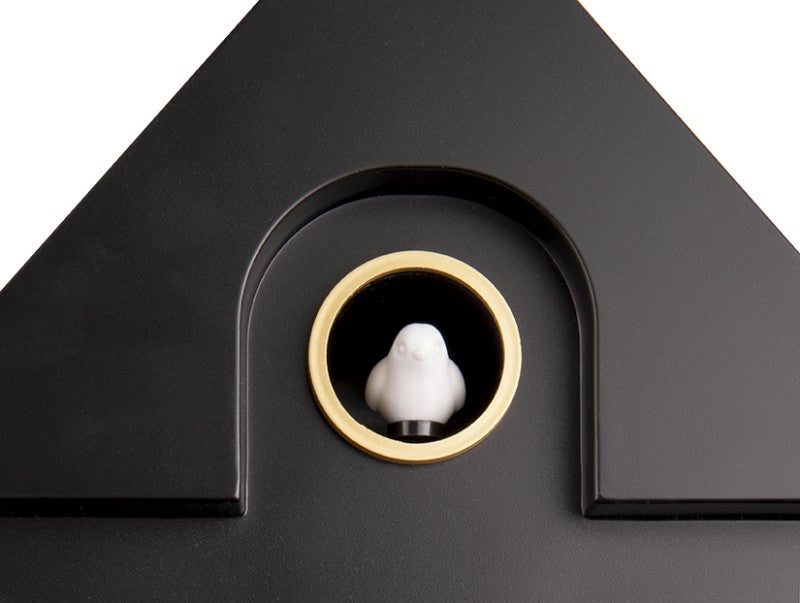 Black Modern Cuckoo Wall Clock