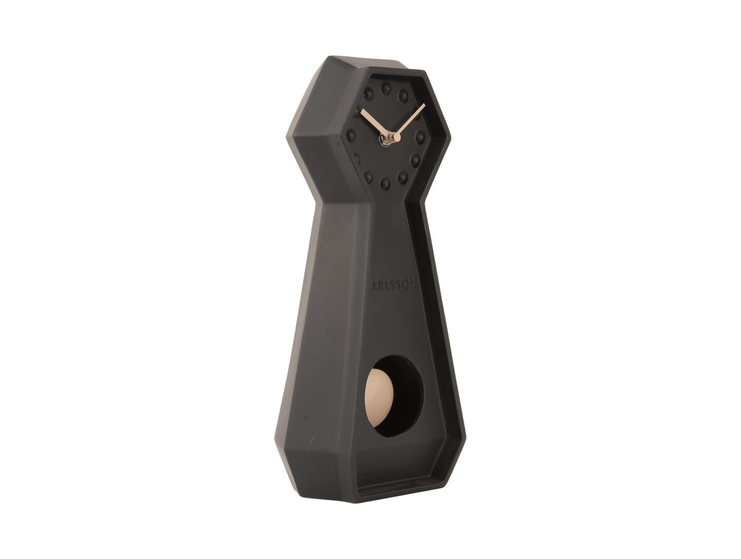 Black Genuine Pendulum Table Clock