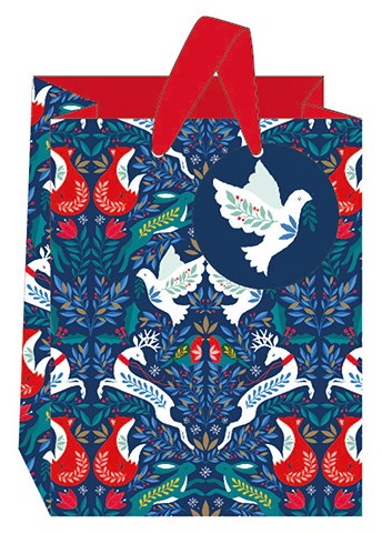 Merry and Bright Portrait Gift Bag