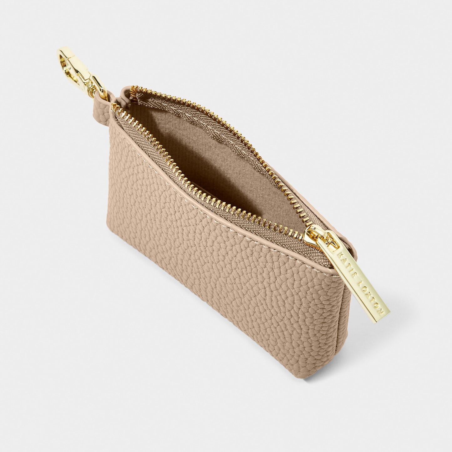 Katie Loxton Evie Clip On Coin Purse - Soft Tan
