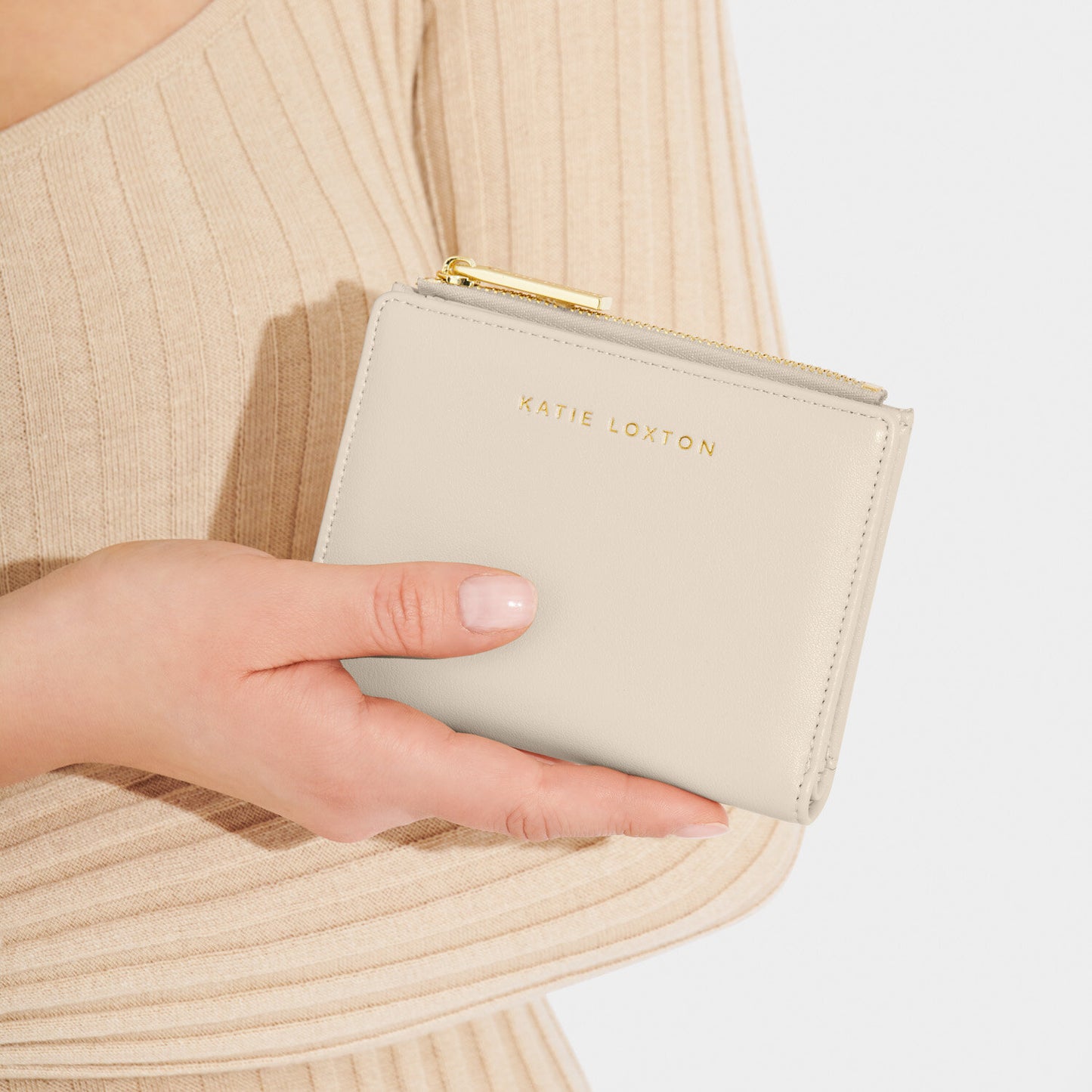 Katie Loxton Nala Fold Out Purse - Greige