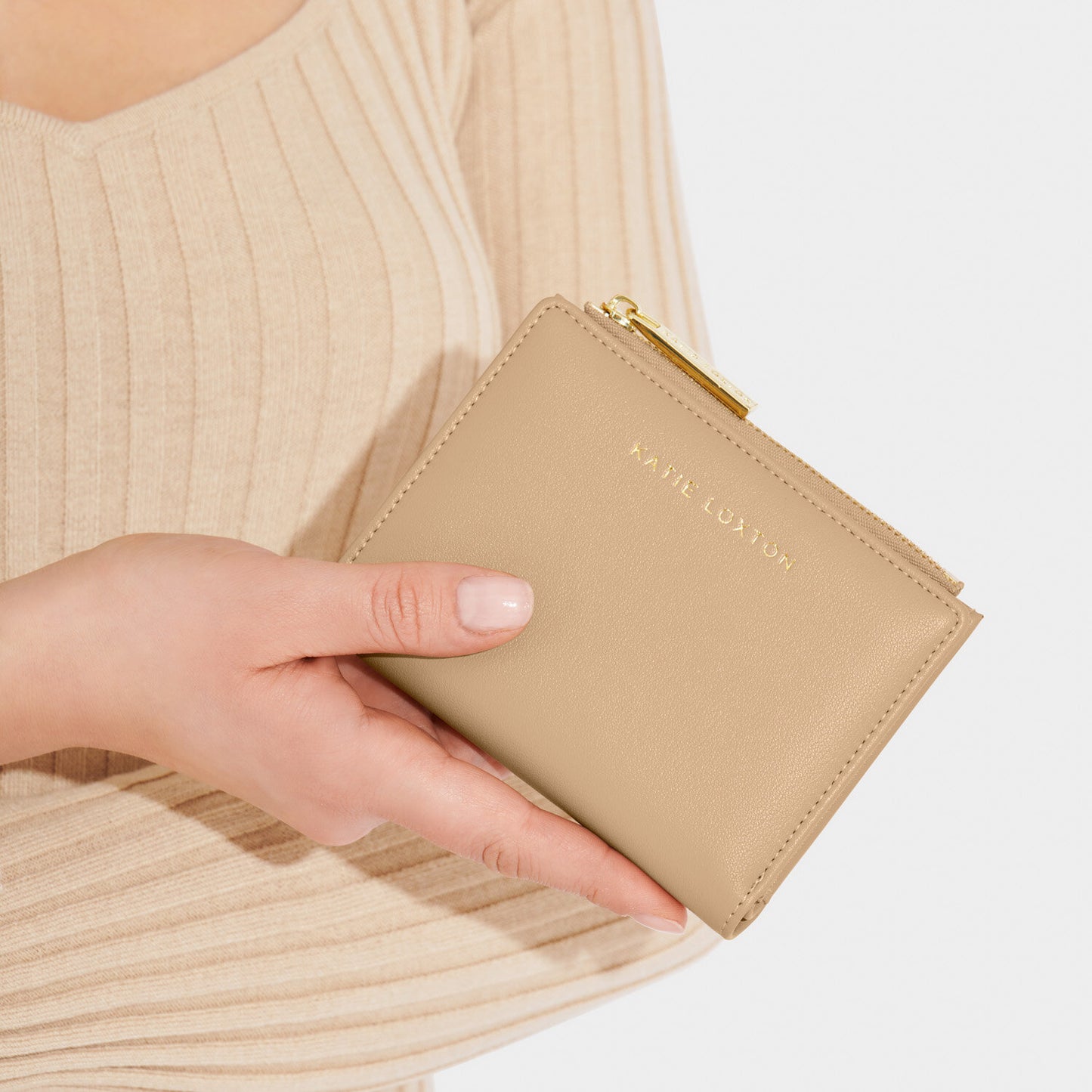 Katie Loxton Nala Fold Out Purse - Soft Tan