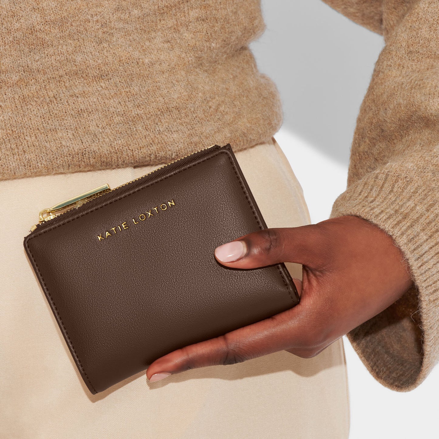 Katie Loxton Nala Fold Out Purse - Brown