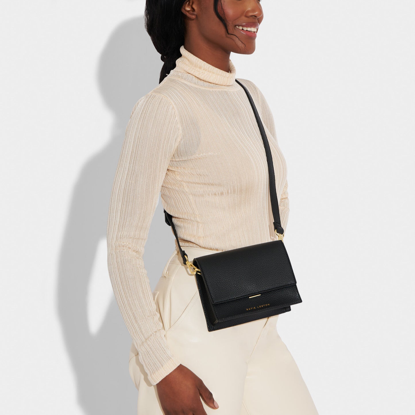 Katie Loxton Mini Orla Crossbody Bag - Black