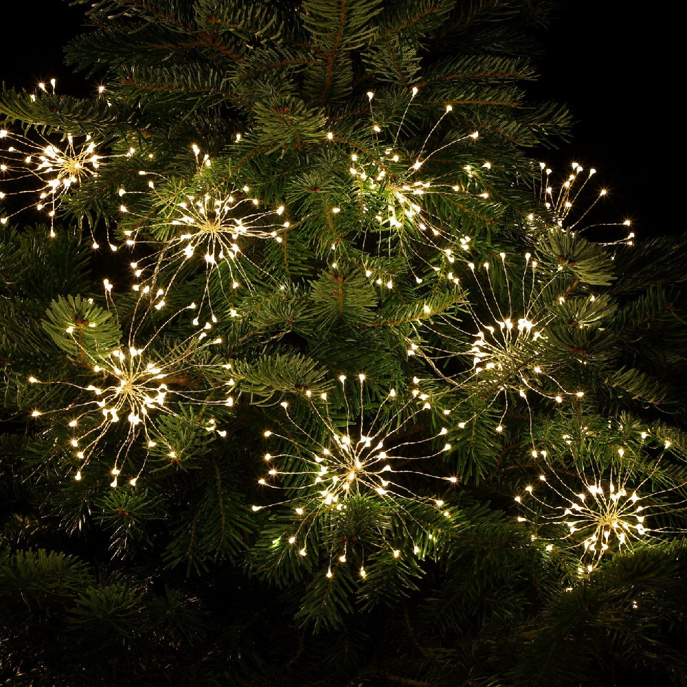 10 Medium Warm White Firework String Lights