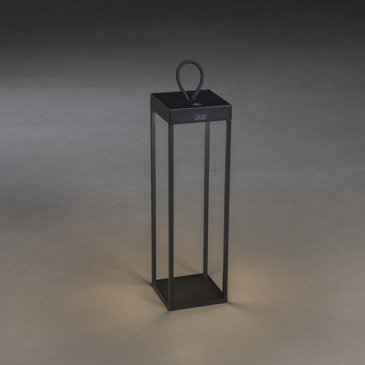 Ravello Lantern Black 50cm USB Dimmable