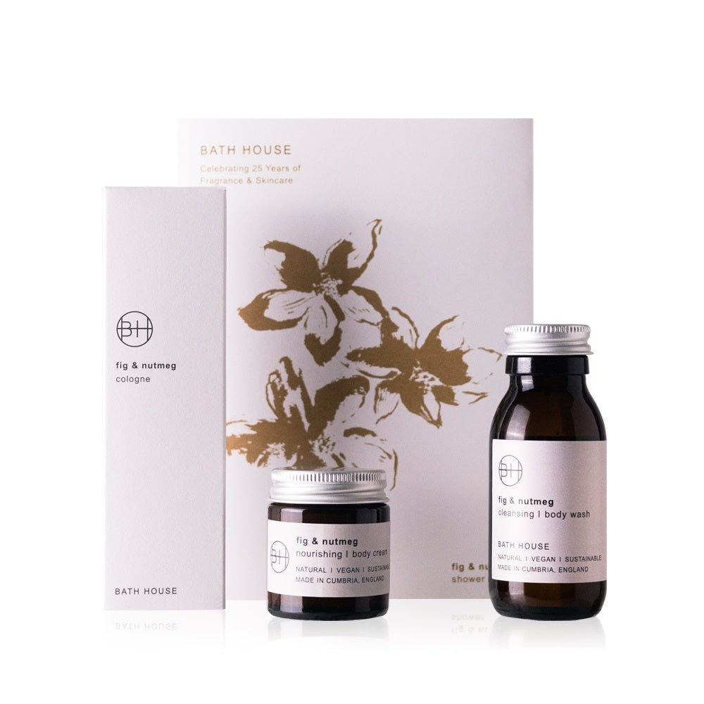 Bath House Fig Nutmeg Shower Gift Set