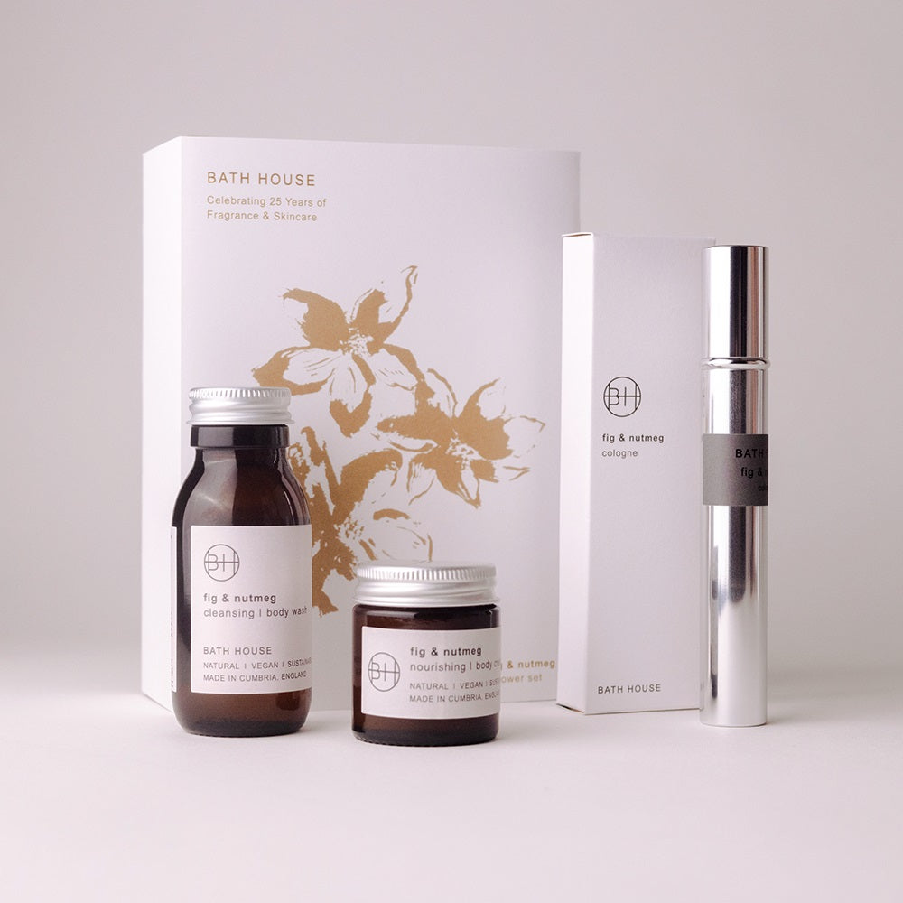 Bath House Fig Nutmeg Shower Gift Set