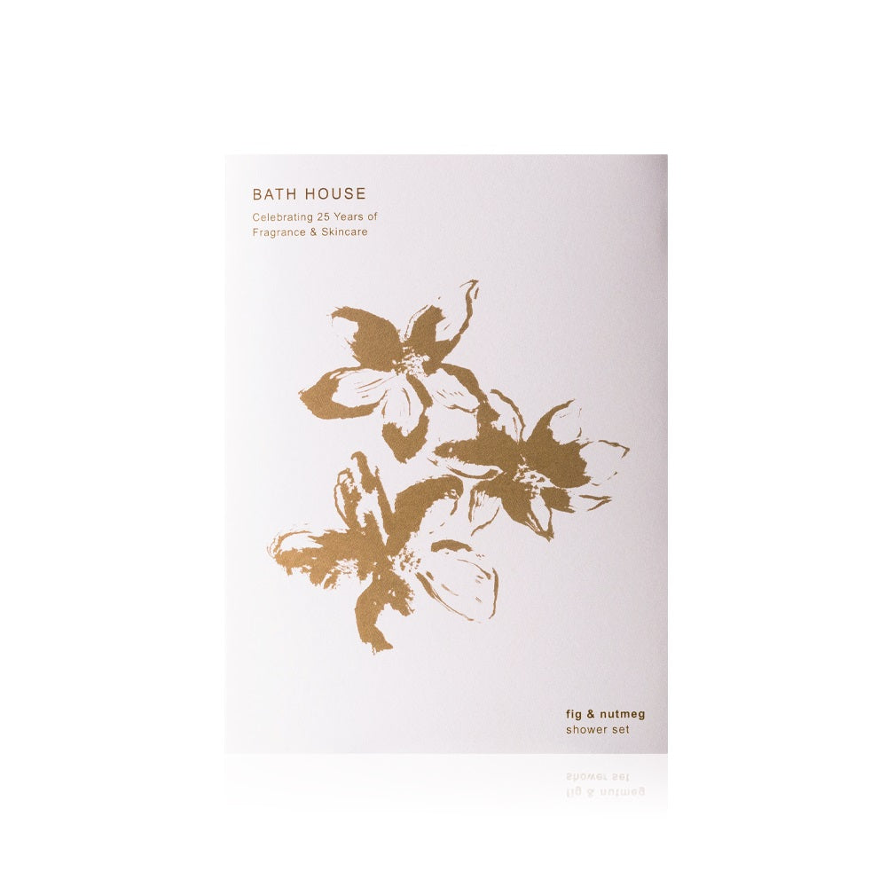 Bath House Fig Nutmeg Shower Gift Set