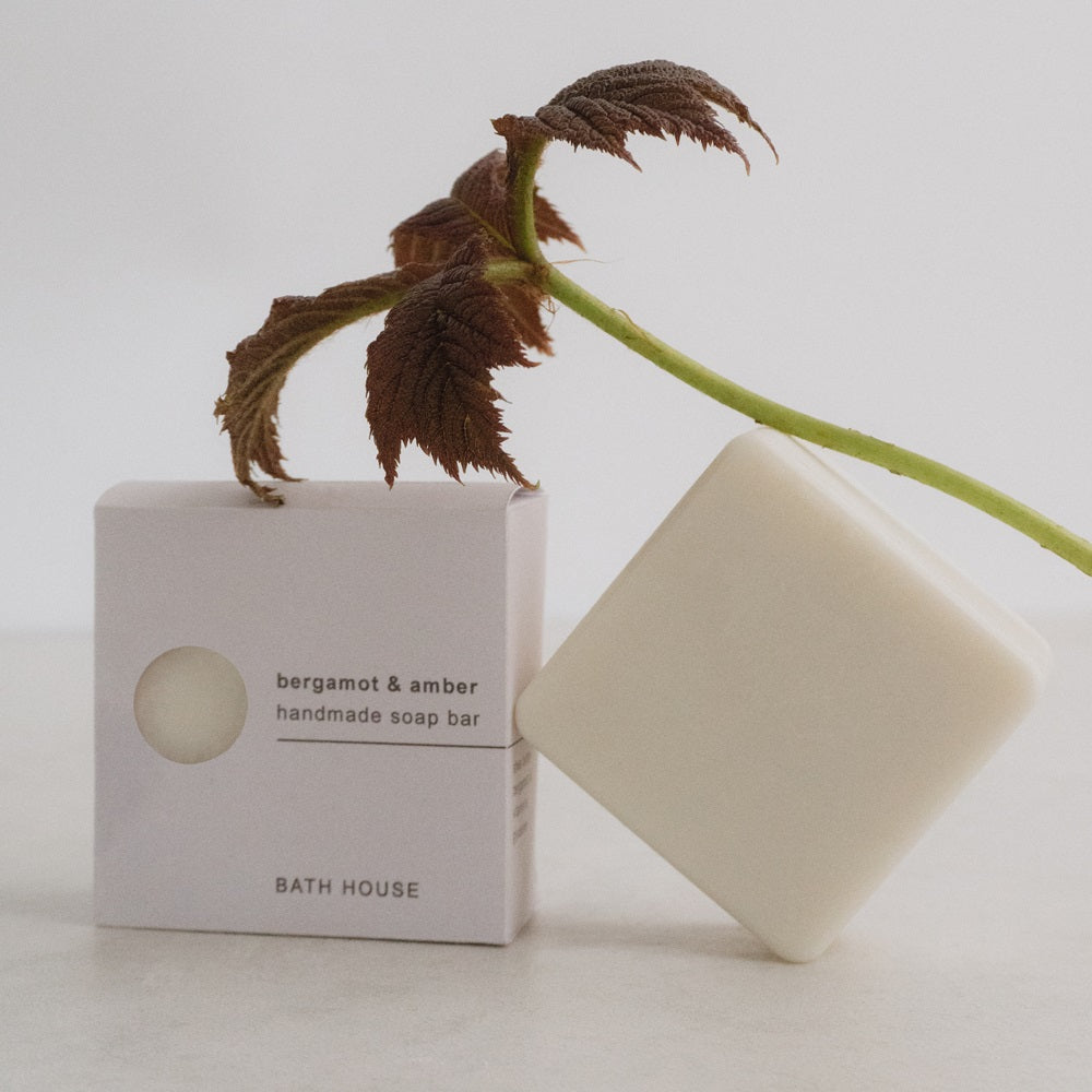 Bath House Bergamot Amber 100g Soap Bar