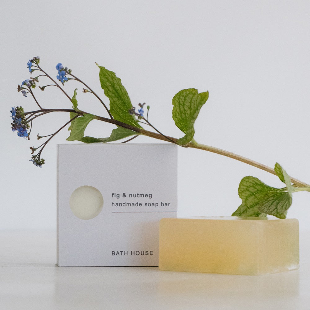 Bath House Fig Nutmeg 100g Soap Bar