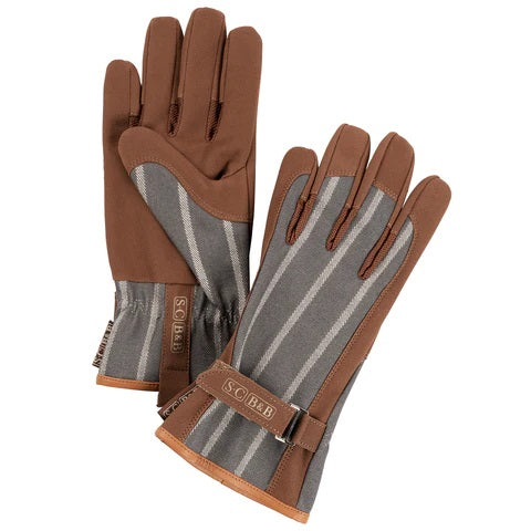 Sophie Conran Striped Glove Grey