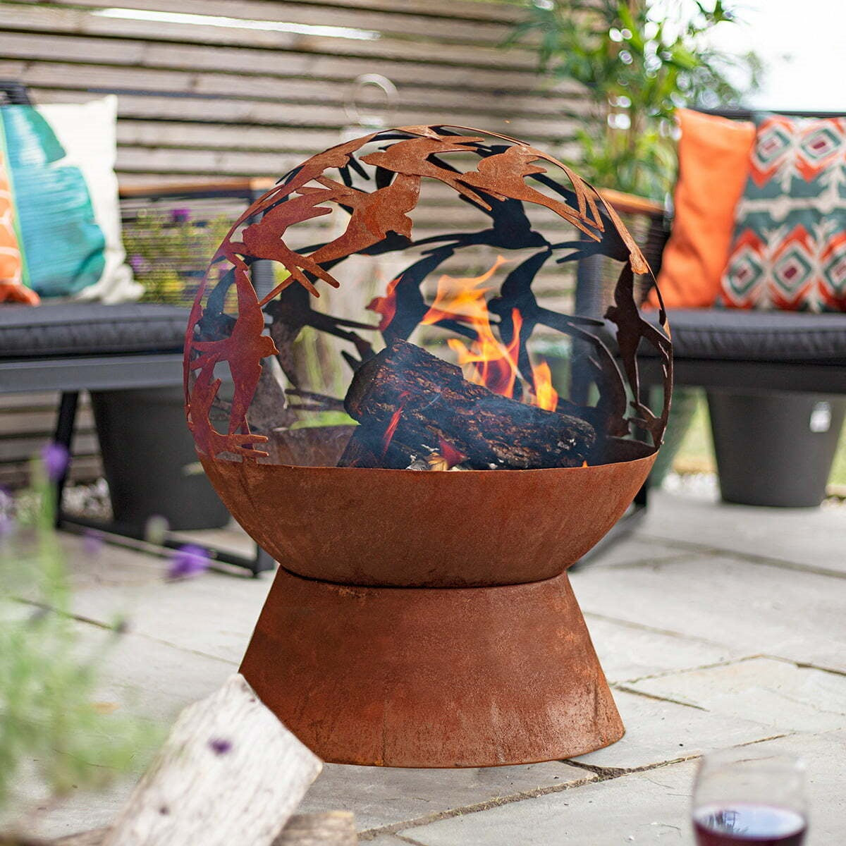 Swallows Fire Globe