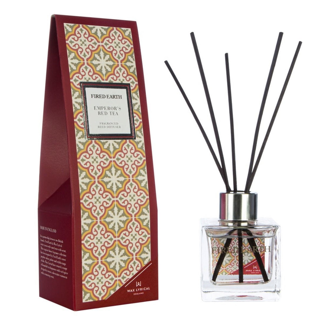Fired Earth Reed Diffuser 100ml Emperors Red Tea