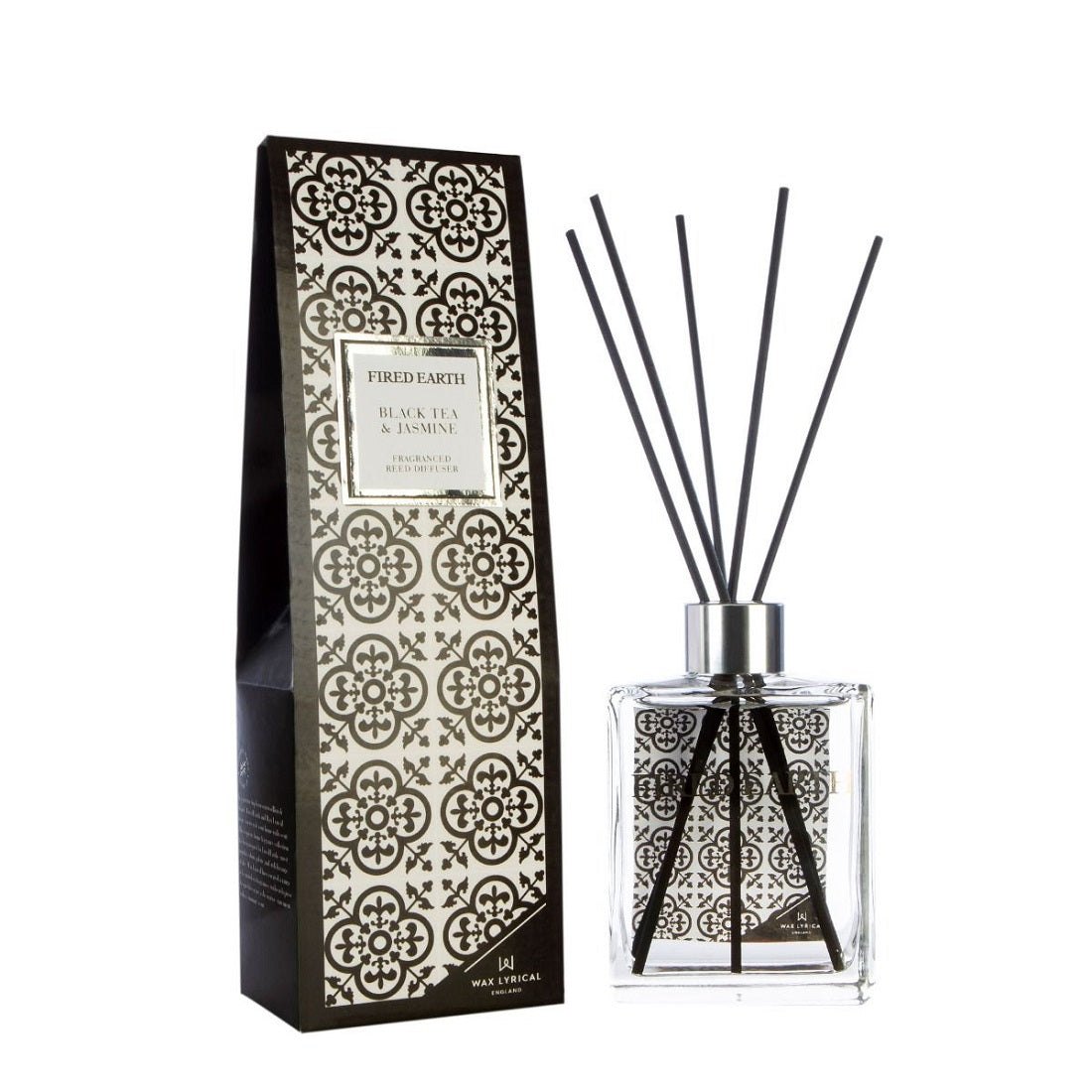 Fired Earth Reed Diffuser 180ml Black Tea & Jasmine