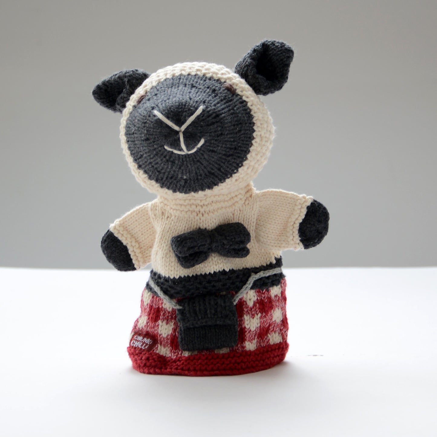Lamb With Scottish Kelt Hand Puppet
