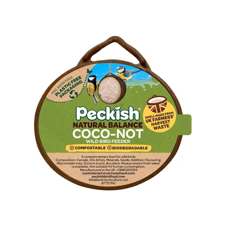 Peckish Coco-Not Feeder Single