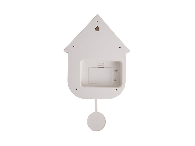 White Modern Cuckoo Wall Clock