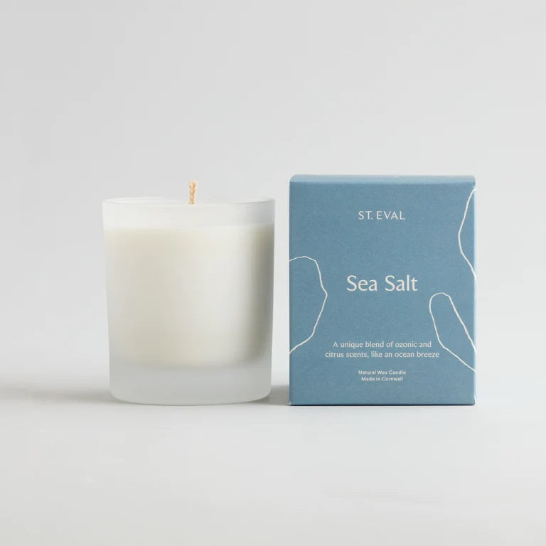 Sea Salt Lomorna Glass Candle