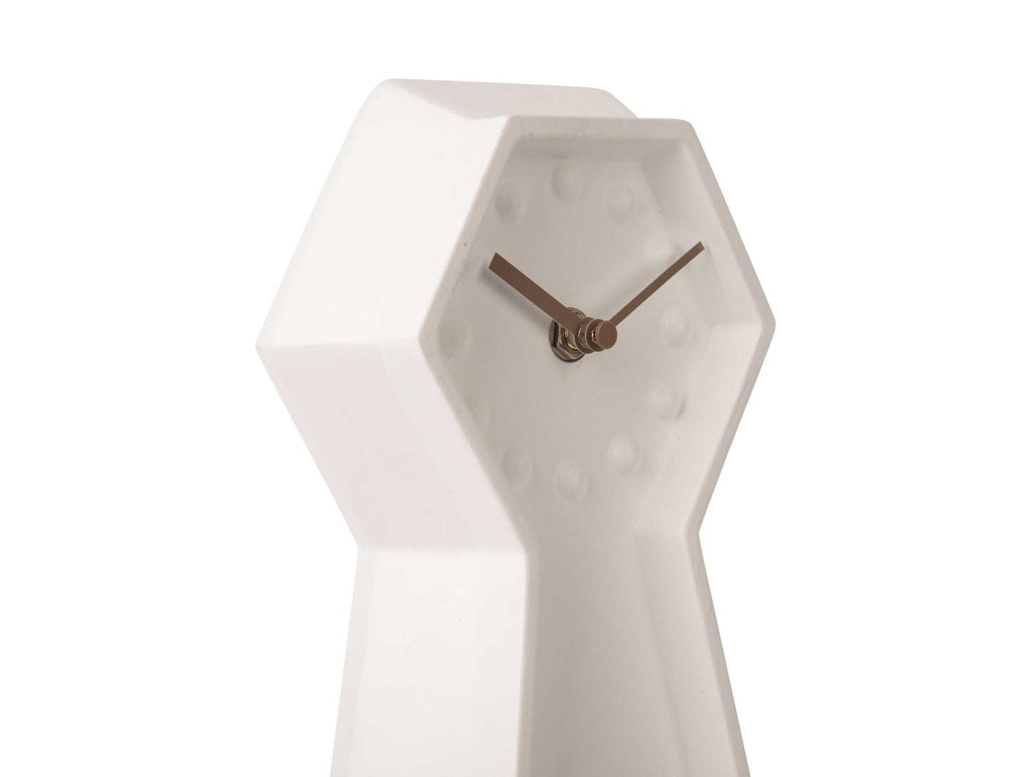 White Genuine Pedulum Table Clock