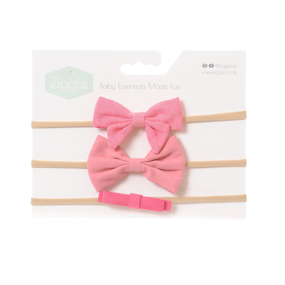 Bright Pink Hairbow Set