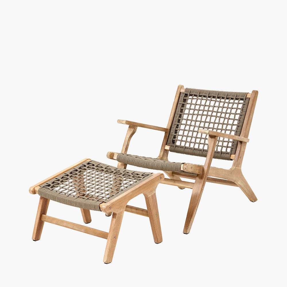 Sesto Lounge Chair & Hocker Set