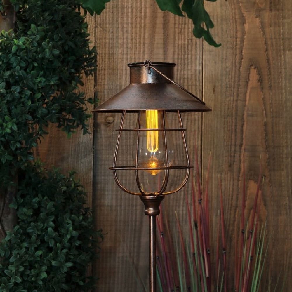 Solar Copper Lantern Stake Bulb
