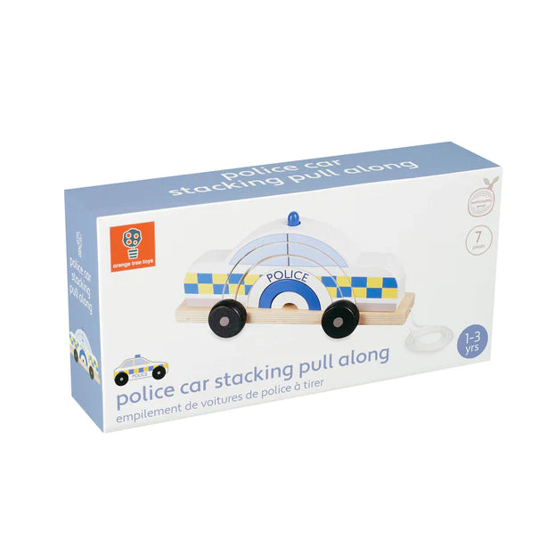Pull Along Stacking Police Car