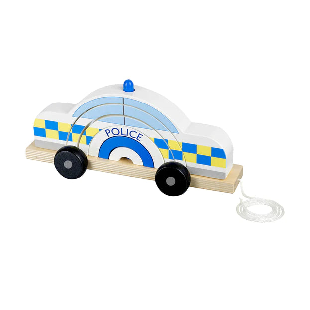 Pull Along Stacking Police Car