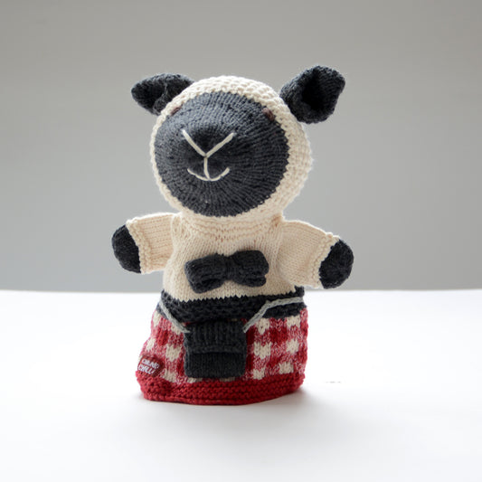 Lamb With Scottish Kelt Hand Puppet