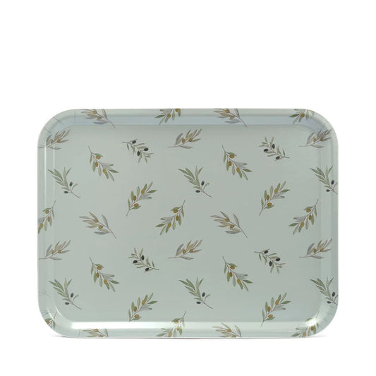 Olive Printed Small Tray