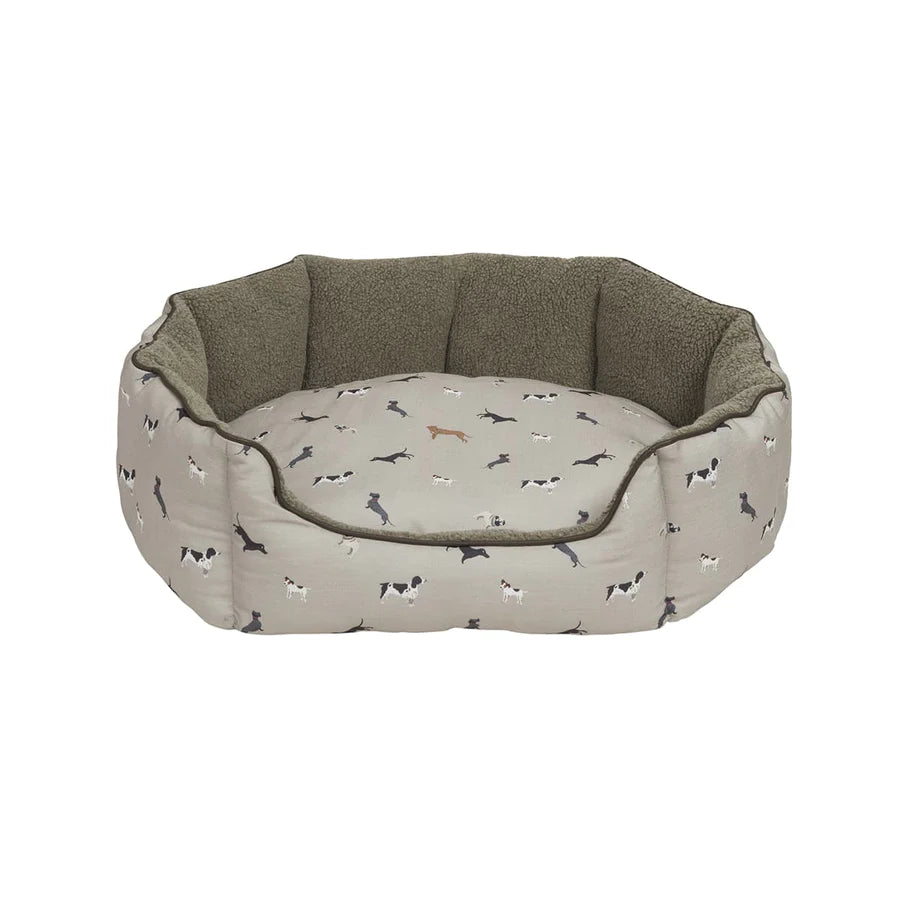 Medium Pet Bed Woof Design